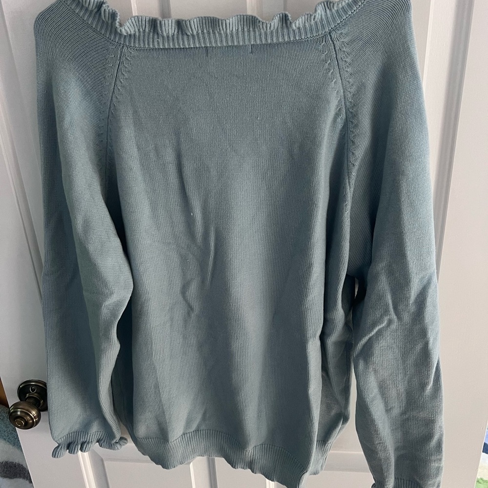 BTFBM Ruffle Trim Sweater - Picture 7 of 8